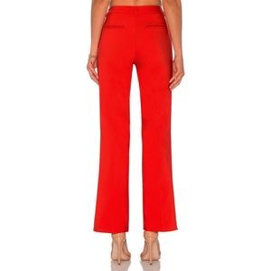 Anine Bing Red Frankie Pants S/P